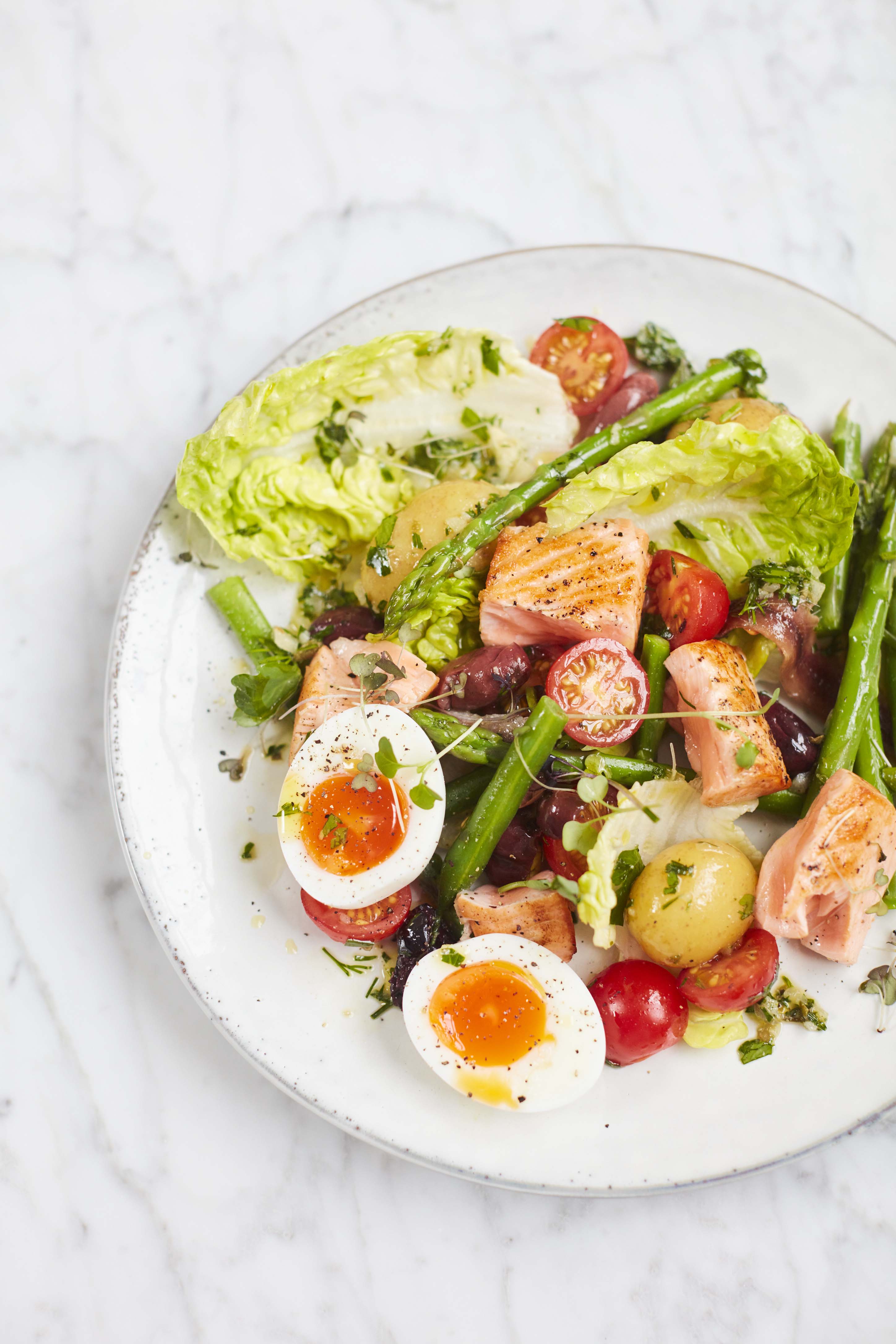 Seared Salmon Niçoise Salad