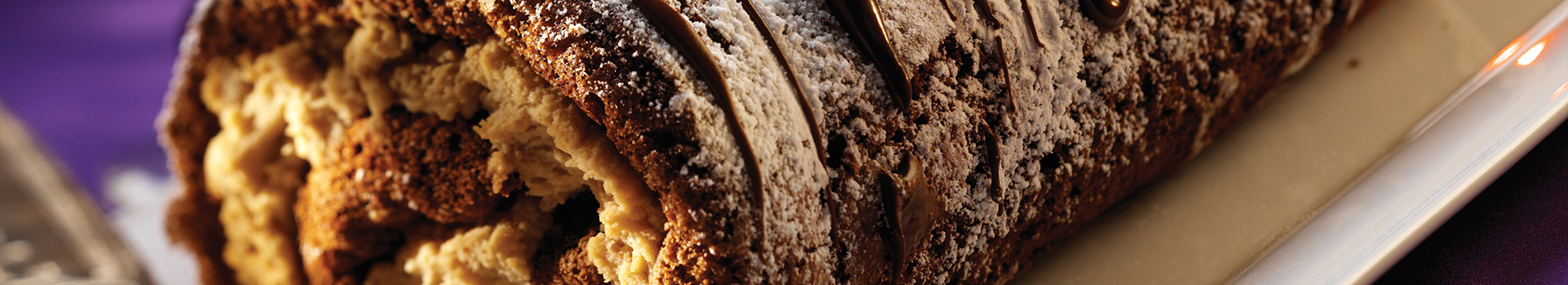 Chocolate and Chestnut Roulade