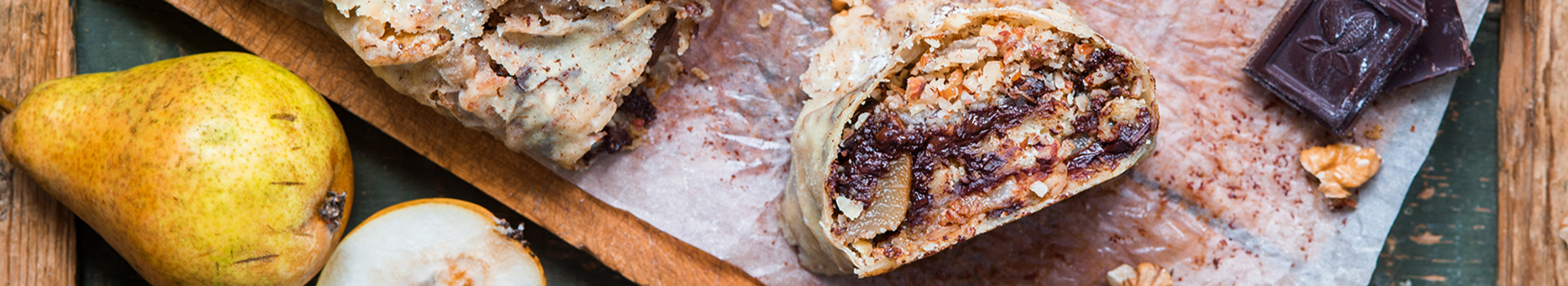 Pear and Chocolate Strudel
