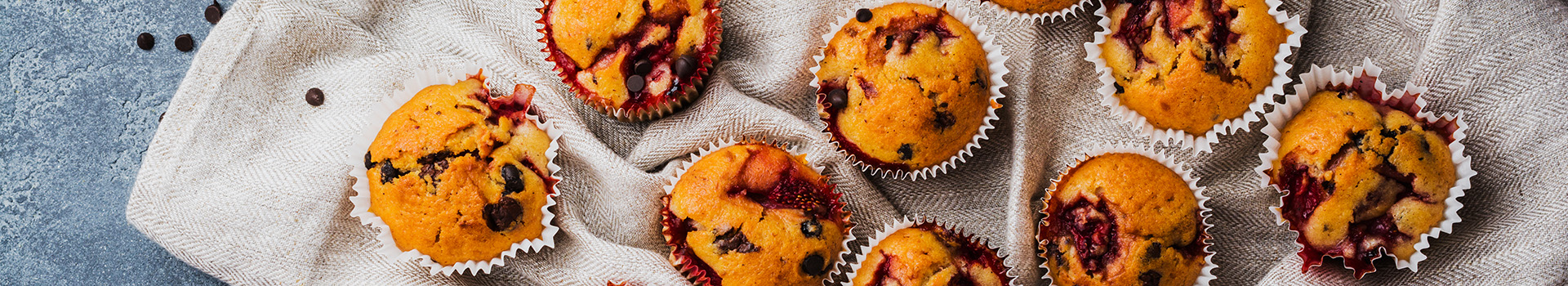 Strawberry and White Chocolate Muffins