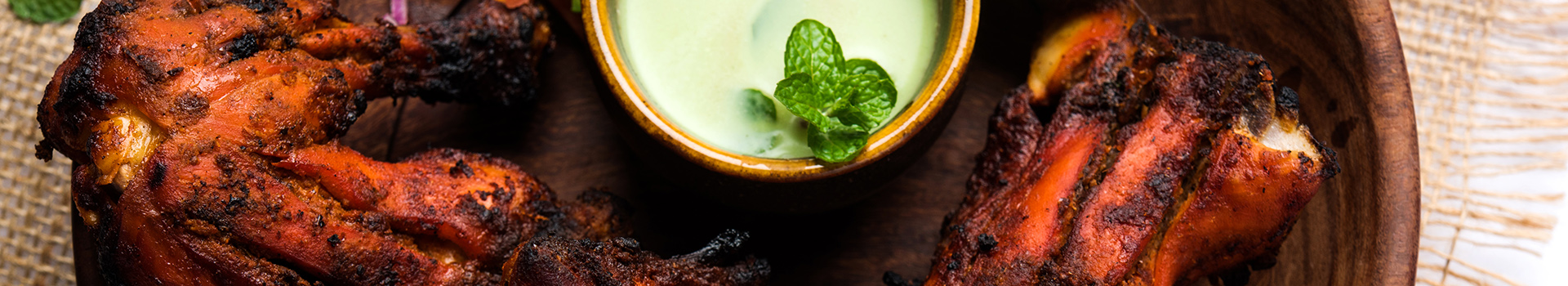 Tandoori Chicken With Mint Yoghurt