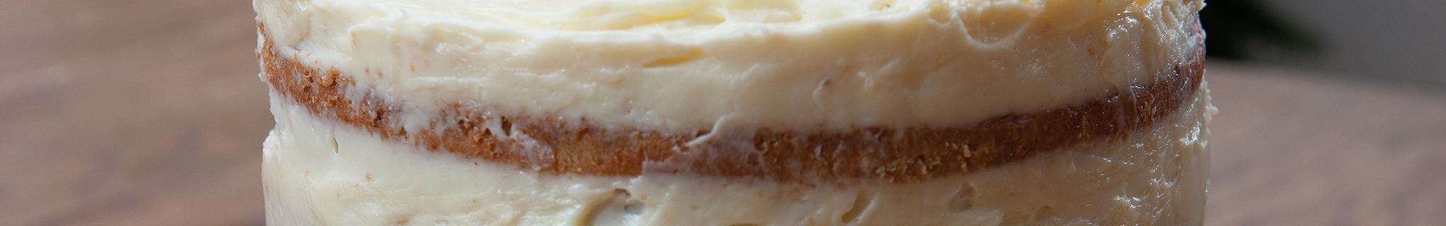 Almond Woodland Cake with Cream Cheese Frosting