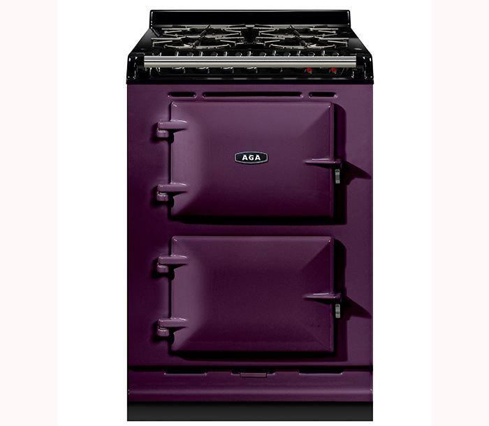 Freestanding AGA Module with Gas Hob in Aubergine 