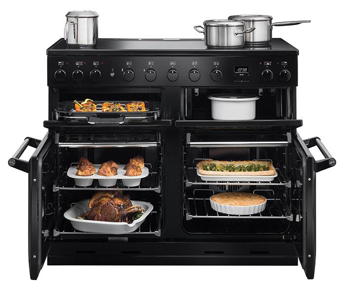 AGA Masterchef Deluxe with open oven doors 